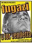 Pete Cardoso 2001 Fugazi at The Rialto Tuscon Poster