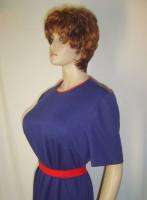 CUTE & SASSY NAVY DRESS to 50 bust CROSSDRESSER # 663  