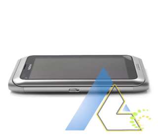 Nokia E7 00 Silver 16GB 8MP 3G Wi Fi QWERTY Unlocked Phone+3Gift+1 