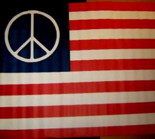 Vintag1970s~PEACE American FLAG~Anti Vietnam War Poster  