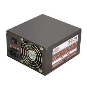   KDM 550W Dual (2) Fan Nickel Coating PS2 ATX Power Supply Electronics