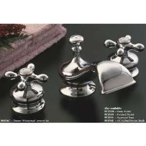  Sign of the Crab P0376C Chrome Widespread Lavatory Faucet 