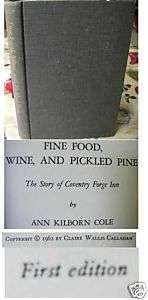 62 1st FINE FOOD WINE & PICKLED PINE COVENTRY FORGE PA  