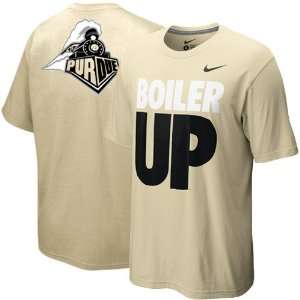  Nike Purdue Boilermakers My School Local T shirt   Gold 