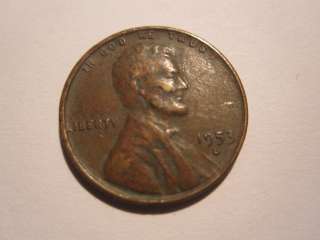 1953 United States of America Lincoln Wheat Penny D DENVER  