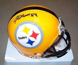 Antonio Brown Autographed Steelers Yellow Mini Helmet w/ JSA COA 