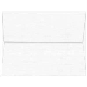  70T A2 Envelopes   4 3/8 x 5 3/4   Cambric Linen PC White 