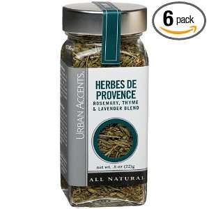 Urban Accents Herbes De Provence, 0.8 Ounce Bottles (Pack of 6)