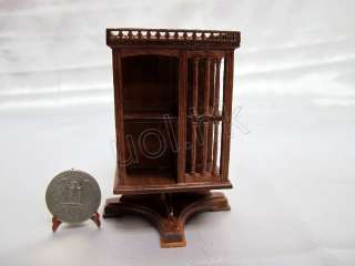 100% New 1Scale Gallery Bookcase With Stand For Doll House  FREE 