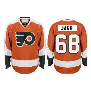  Philadelphia Flyers jerseys #68 Jagr orange jerseys size 