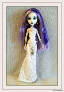 HANDMADE HALLOWEEN Custom Clothes GHOSTLY GOWN + JEWELRY 4 MONSTER 