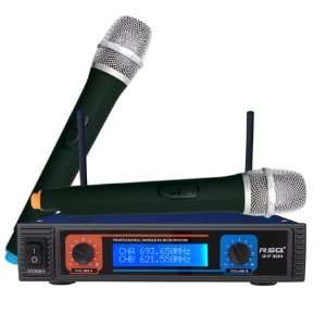  UHF 6004 UHF Dual Channel Wireless Microphone Musical 