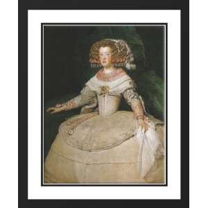 Maria Teresa of Spain (with the two watches) 20x23 Framed and Double 