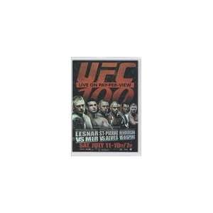 2009 Topps UFC Fight Poster (Trading Card) #UFC100   UFC 100/Brock 