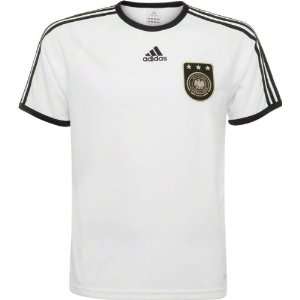  Germany Soccer White adidas Soccer Climalite Home Replica 