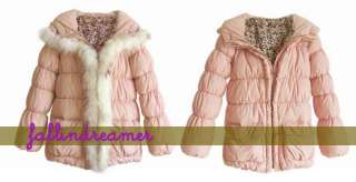 2011 New Womens Pink Coat Winter Warm Fox Fur Jacket S M L  
