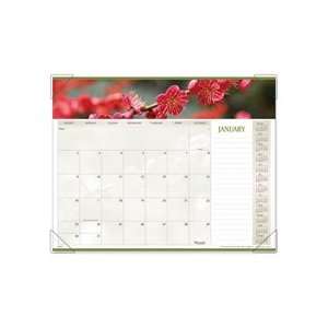 22x17   Sold as 1 EA   Monthly desk pad calendar offers a one page 
