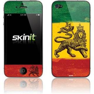 Skinit The Lion of Judah Rasta Flag Vinyl Skin for Apple iPhone 4 / 4S