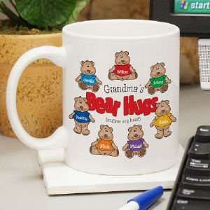 Bear Hugs Personalized Ceramic Coffee Mug