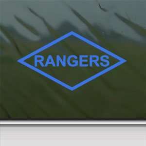 US Army Rangers Lozenge Patch Style Blue Decal Car Blue Sticker Arts 