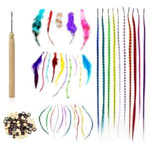 Shany Cosmetics Feather Hair Extension Kit, 8 Ounce (100 Piece Feather 