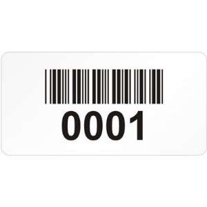   Label With Barcode, 0.75 x 1.5 Cold Temp Paper Labels Office