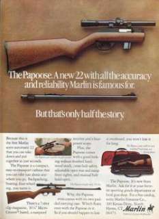 1986 MARLIN PAPOOSE AD .22 SEMI AUTOMATIC RIFLE  