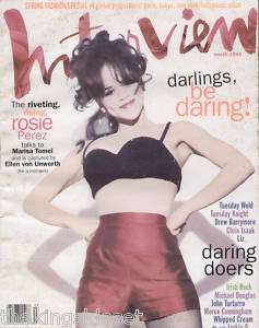 Interview Magazine March 1993 Rosie Perez Marisa Tomei  