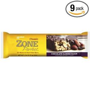 Zone Perfect Chocolate Almond Raisin, 50 Grams (Pack of 9)  