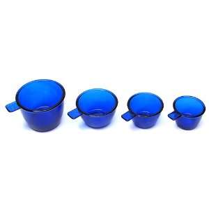  Cobalt Blue Measuring Cup Set of 4 