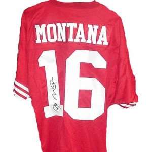 Autographed Joe Montana UDA 49ers Jersey   Autographed NFL 