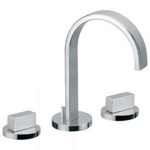   shaped spout and 1 1/4 pop up waste Polished Nickel