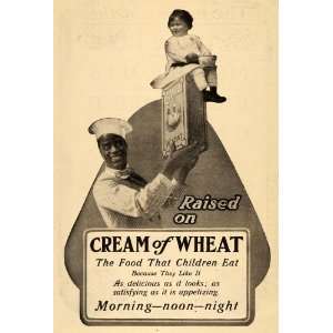 1905 Ad Cream of Wheat Breakfast Cereal Child Rastus 
