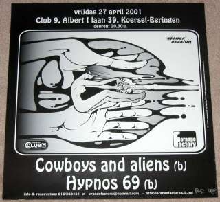 Cowboys and aliens Hypnos 69 Malleus signed Poster 01  