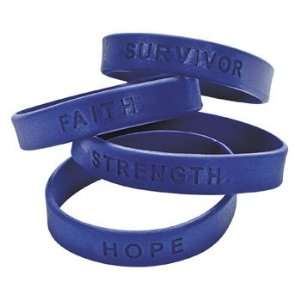 com Awareness Sayings Bracelets   Blue   Novelty Jewelry & Bracelets 