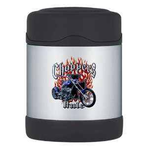  Thermos Food Jar Choppers Rule Flaming Motorcycle and Iron 