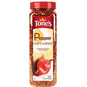 Tones Crushed Red Pepper   13.5 oz. Grocery & Gourmet Food