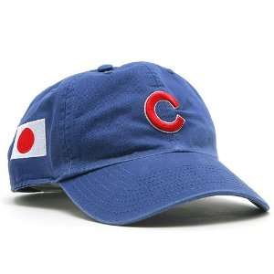   Cubs Franchise Cap w/Japanese Flag   Royal Large