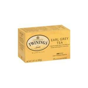 Twinings   Earl Grey Tea   6 Units / 20 bag  Grocery 