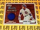 Sammy Sosa   Lot of 15 Game Used GU Jersey/Bat Cards   Chicago Cubs 