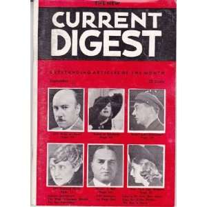   Digest 1938  September Contributors include Homer Croy. Books