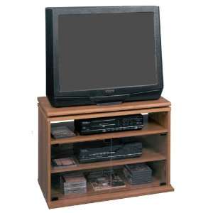   20892GM Swivel TV Stand With Glass Front Storage Electronics