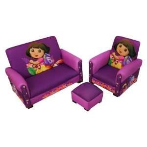  Nickelodeon Dora Hiking Deluxe Toddler Sofa, Chair and 