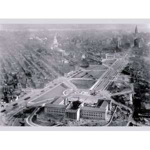  Construction of Philadelphia Museum of Art Stretched 