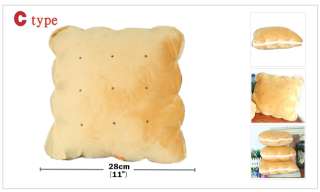 cute cookie Series cushion 7type bedding soft food pillow  
