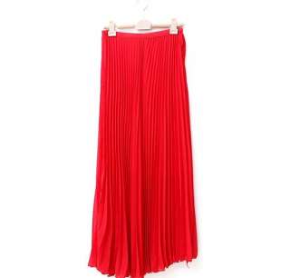 Bohemian Maxi Summer Pleated Dress Chiffon Gisele Long Skirt With Side 
