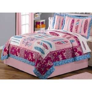  Surf Chick Twin Quilt with Pillow Sham Electronics