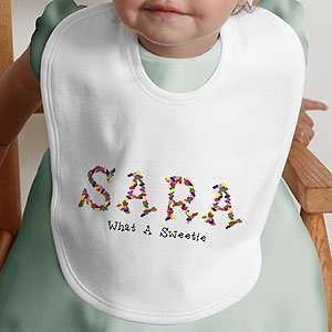  Personalized Easter Baby Bib   Jelly Bean Baby