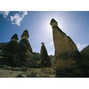  Turkish Rock Formations Called Fairy Chimneys and Devils 