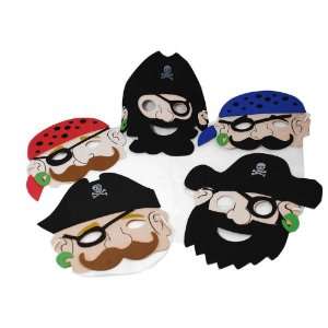  Lot of 12 Foam Pirate Masks Costume Dress Up Party Baby